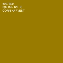#997B00 - Corn Harvest Color Image